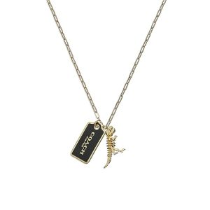 Coach Hangtag Short Pendant Necklace